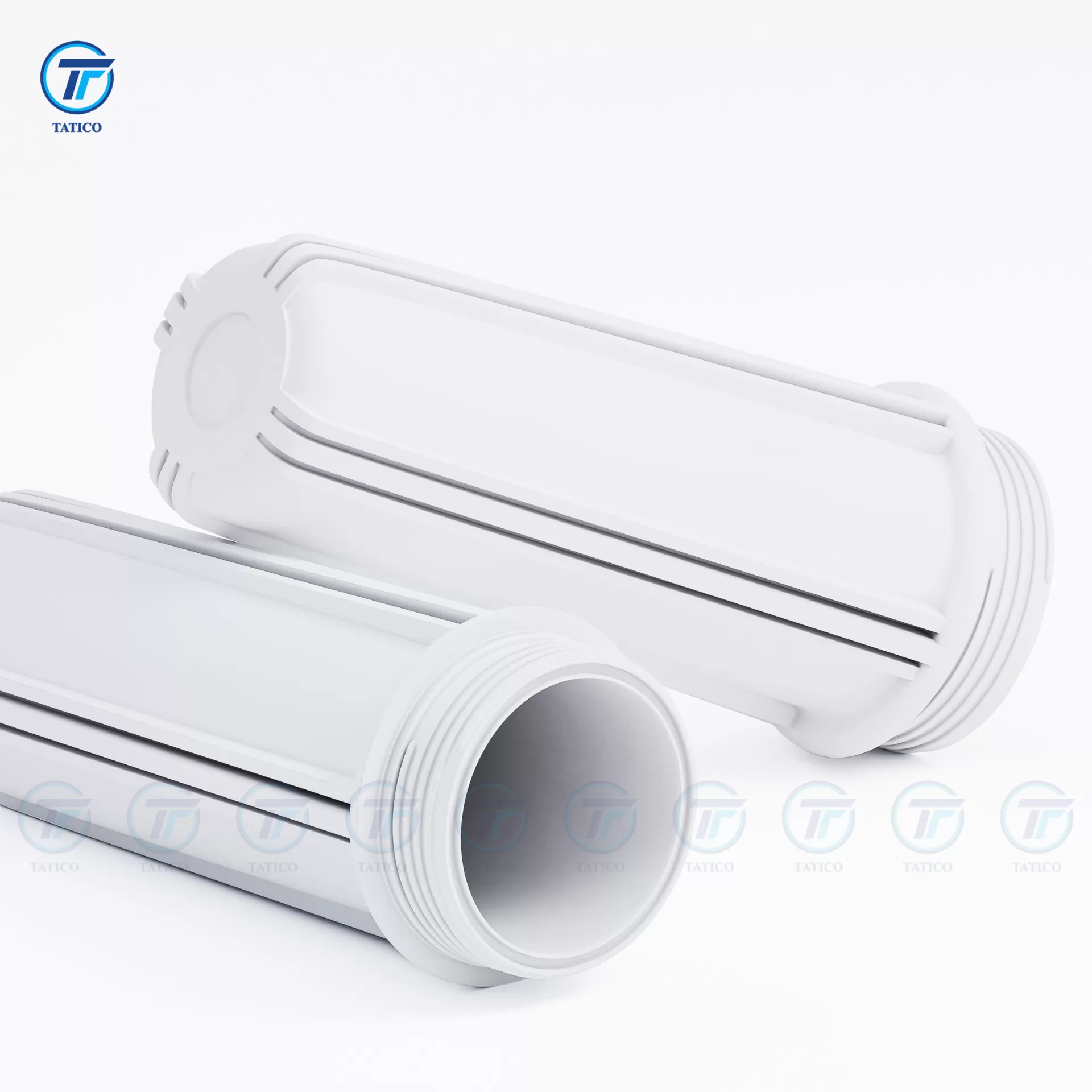 Cốc lọc nước 10 inch trắng - dạng organic